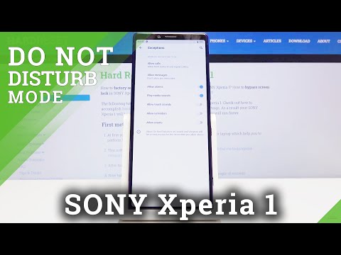 How to Activate Do Not Disturb Mode in SONY Xperia 1 – Mute Sounds & Vibrations