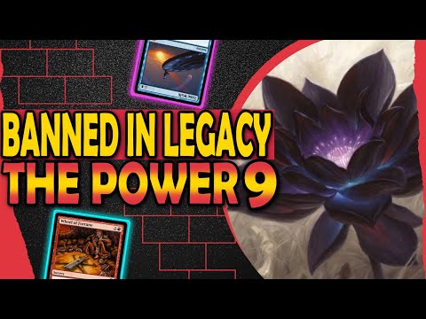 THE POWER 9 - Explaining Every BANNED Card in the Legacy Format in MTG