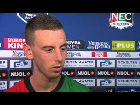 Reactie Marnick Vermijl na afloop van N.E.C. - Feyenoord