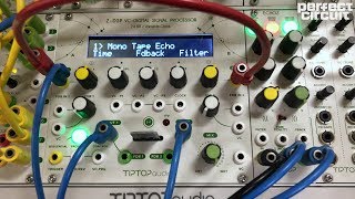 Video thumbnail for Tiptop Audio Echoz Delay Module Sounds SuperBooth 2019 by Perfect Circuit