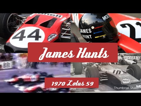 Formula 3 James Hunt 1970 - Lotus 59 & RUSH