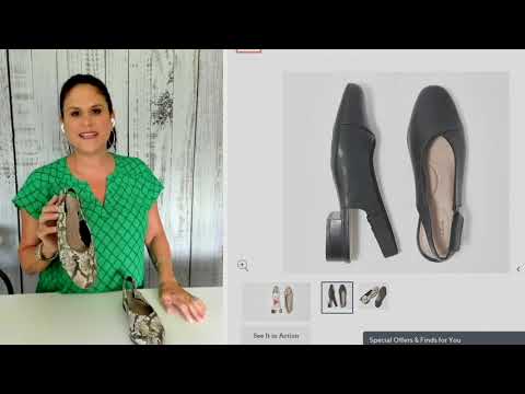 Clarks Collection Sling-back Pumps - Juliet Pull on QVC