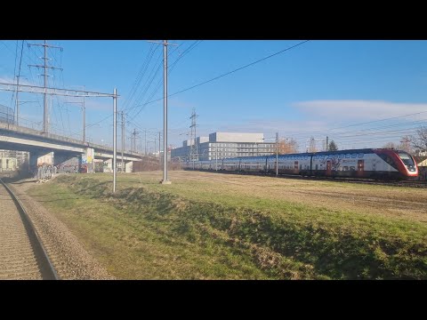 IC4 fahrt Glattbrugg - Zürich HB