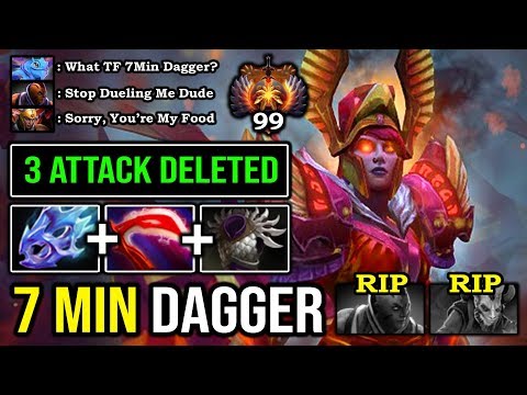 SUPER PRO LEGION 7 MIN DAGGER Non-Stop Dueling WTF 3 Hits Deleted AM 100% No Escape Allowed DotA 2