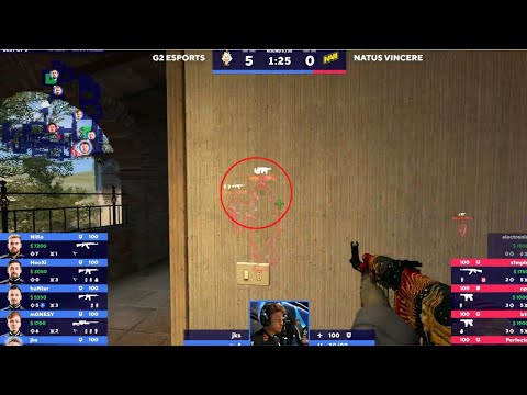 jks INSANE spray control vs s1mple | CSGO