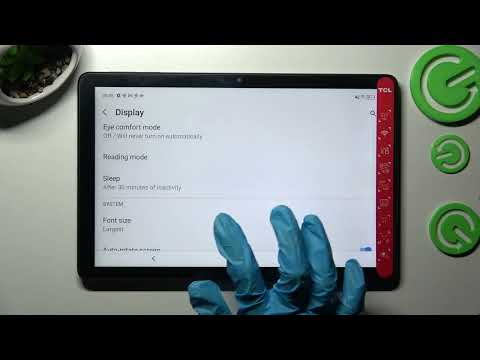 How to Change Font Size in TCL Tab 10?