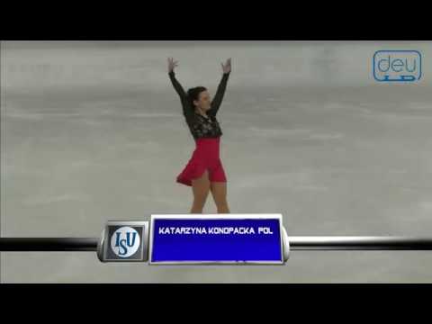 Katarzyna KONOPACKA Oberstdorf 2018 Bronze Ladies II B Free Skating 1place