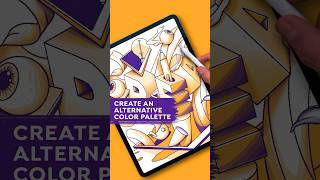 Create a COLOR palette on PROCREATE🖍️ #arttutorial #procreatetutorial #procreateart #lettering