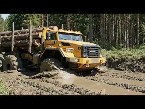 UNSTOPPABLE 8x8 Logging Trucks! INSANE POWER in Extreme Deep Mud