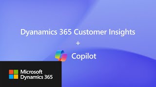 Dynamics 365 Customer Insights YouTube Video