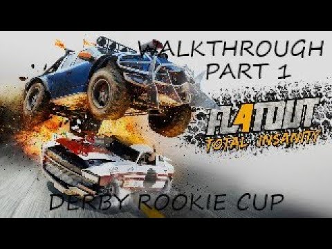 FlatOut 4: Total Insanity DERBY ROOKIE CUP WALKTHROUGH PART 1 PS5