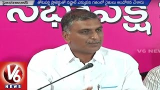 Minister Harish Rao Slams Opposition Parties | Redesign of Irrigation Projects | Hyderabad | V6News