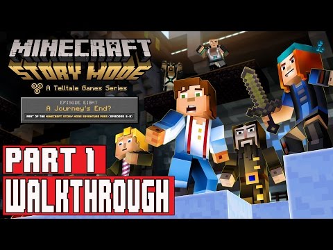 Minecraft Story Mode Episode 8 Gameplay Walkthrough Part 1 (1080p) - No Commentary