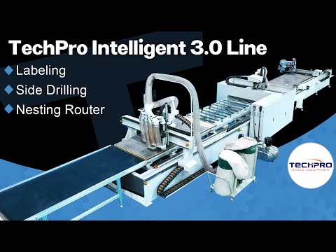 TechPro CNC solutions for whole house custom woodworking production line