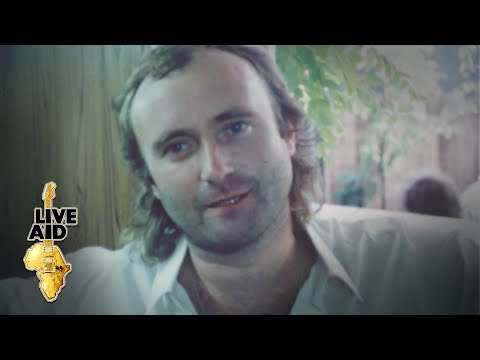 Phil Collins - Backstage Interview (Live Aid 1985)