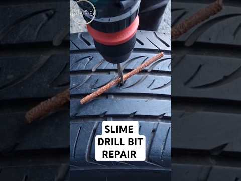 Slime Drill Bit Tire Repair Kit #tirerepair #tireplug #puncturerepair  #tiremaintenance
