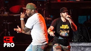 Eminem ft. 50 Cent - Patiently Waiting, In Da Club, I Get Money, Crack a Bottle [Multicam] (NY 2018)