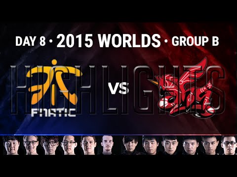 FNATIC vs AHQ E SPORTS CLUB Highlights | 2015 LoL World Championship S5 | FNC VS AHQ