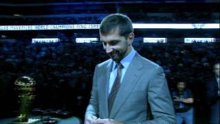 The Mavericks Get Their Championship Rings