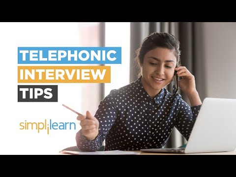 Top 7 Telephonic Interview Tips Do s And Dont s | How To Attend Telephonic Interview | Simplilearn