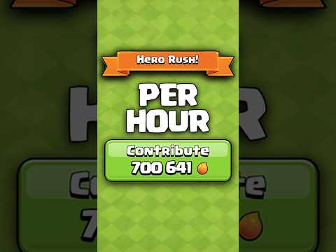 Fast Way to Complete the Hero Rush Event (Clash of Clans)