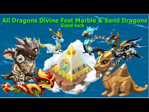 All Dragons Divine Fest Marble & Sand-Dragon Mania legends | Opened 26 Sigil Chest | DML