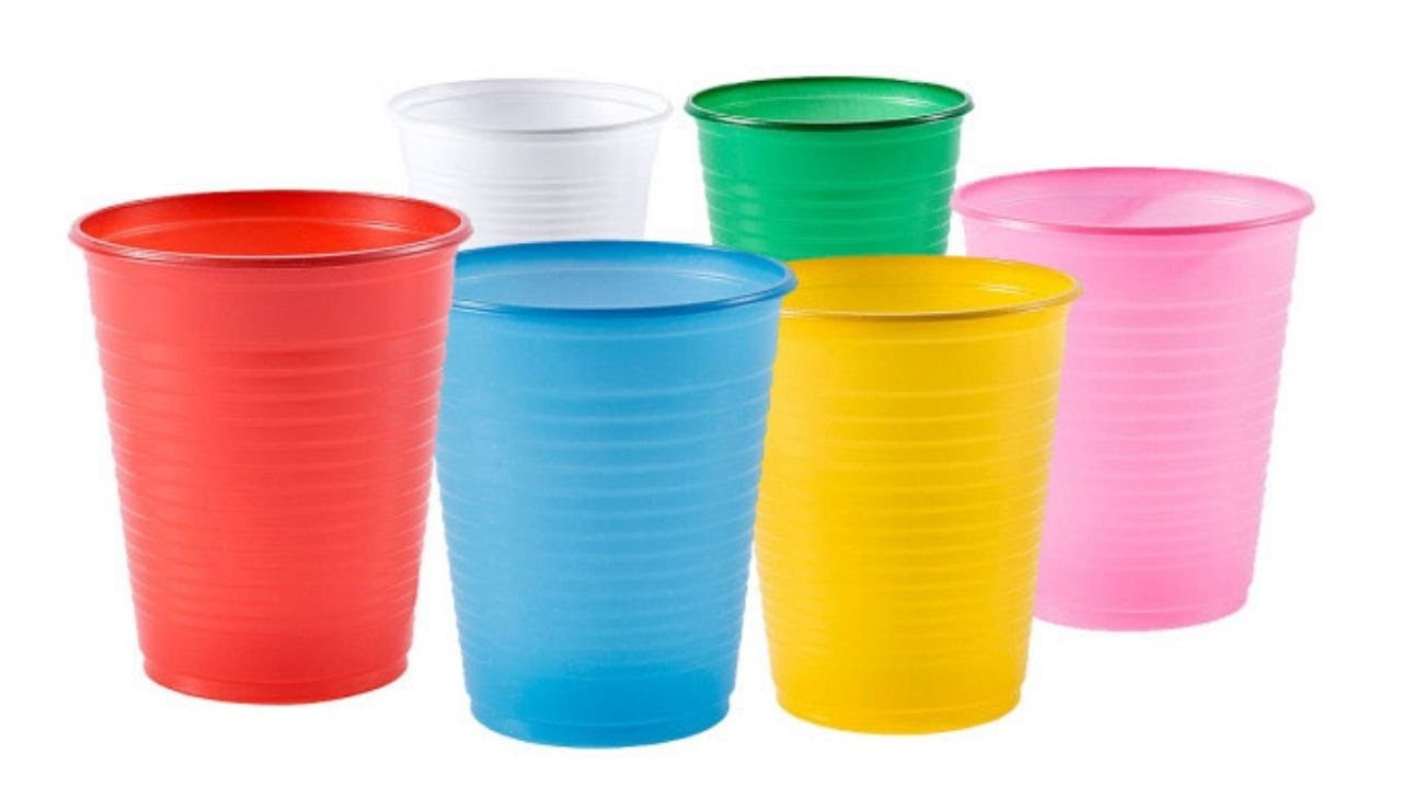 Centro de mesa com COPO DESCARTÁVEL / Super Fácil de fazer