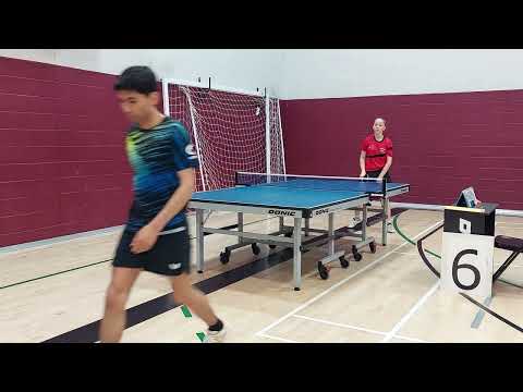 Zakria 1997 vs Lea 1600(unrated) - DivA R16 - Circuit Quebecois Ping-Pong Depot #216