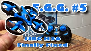 Everything Gotta Go Giveaway #5 - New Motor Install on the JJRC H36 - Bench Test & Overview