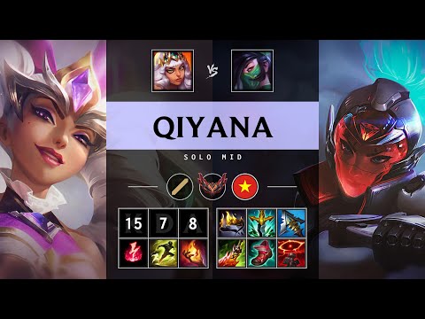 Qiyana Mid vs Akali - VN Grandmaster Patch 25.06