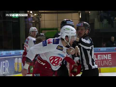 Erste Bank Eishockey Liga, 1. Halbfinale:  Moser Medical Graz 99ers – EC-KAC 0:1 OT