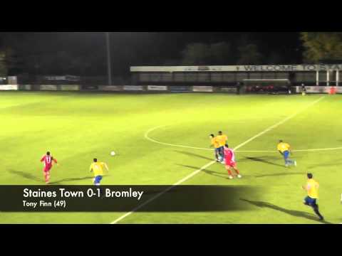 Staines Town v Bromley - FA Carlsberg Trophy 3QR Replay