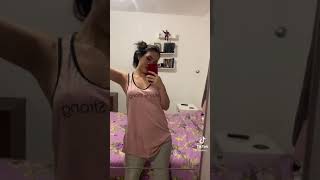 Tiktok babe transition black lingerie