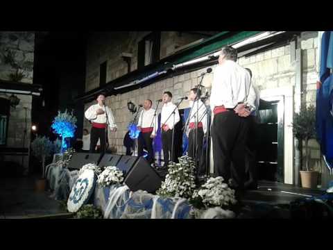 Klapa Zrinski, Vrbovec, 1. Izborna vecer 50. FDK OMIŠ,  7.7. 2016., amatetski snimak