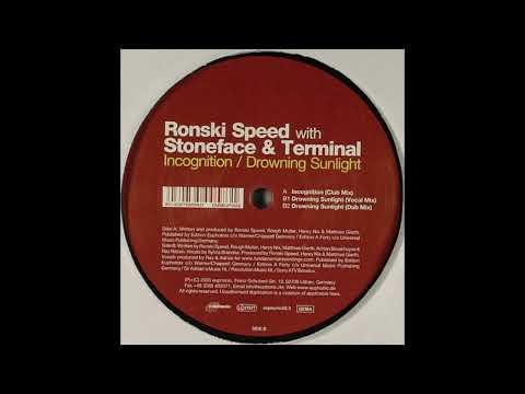Ronski Speed With Stoneface & Terminal - Incognition / Drowning Sunlight [Vinyl 12"] (2005)