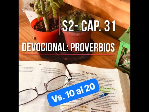 Devocional de Proverbios #31 -Serie2- "Mujer Maravilla"