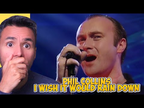 Phil Collins - I Wish It Would Rain Down (REACTION) First Time Hearing It
