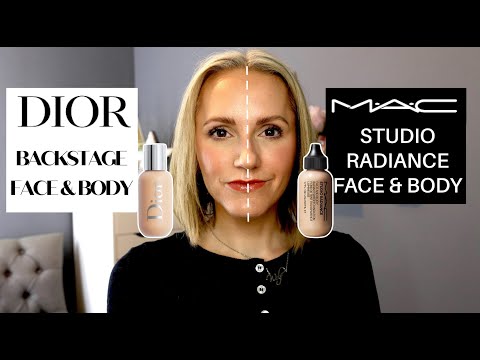DIOR BACKSTAGE FACE & BODY vs MAC FACE & BODY | DRY SKIN | OVER 35