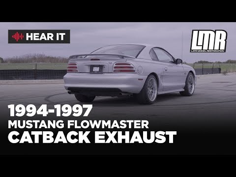 SN-95 Mustang Exhaust Sound Clips | Flowmaster American Thunder Catback Exhaust (94-97)