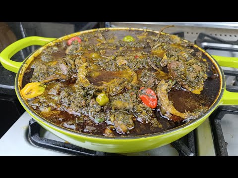 HOW TO PREPARE SIMPLE DELICIOUS AFANG SOUP 🍲 LIKE A PRO /STRICTLY DISHES BY B 😋