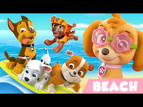 Surf’s P-UP! 🏄‍♂️ Summer Beach Party with PAW Patrol 🏖️ LIVE 24/7