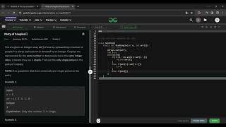 Download lagu Party of Couples | 10-04-2024 | GFG | POTD | JAVA | GeeksforGeeks mp3