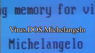 Virus.DOS.Michelangelo (25 years later)
