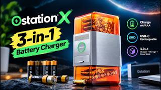 Ostation X 3-in-1 Automatic Rechargeable AA Battery Charger – The Ultimate Charging Solution!