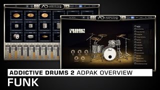 Video thumbnail for Addictive Drums 2 ADpak Overview: Funk by XLN Audio