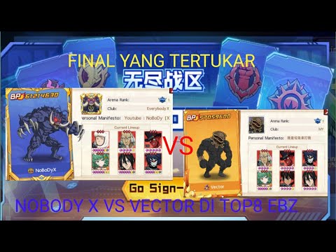 NOBODY X VS VECTOR, FINAL YANG TERTUNDA DI EBZ