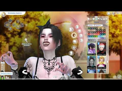 sims 4 premium cc download brunette female Georgiana Albescu by Bonita100 Cas Video Preview