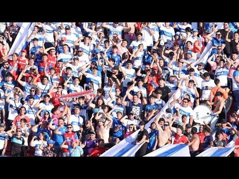 "Cato de mi vida ciérrame esa herida. Barra Los Cruzados (UC 2-0 Cobresal)" Barra: Los Cruzados • Club: Universidad Católica