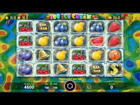 100 Ice Cream 6 Reels – Video Gameplay