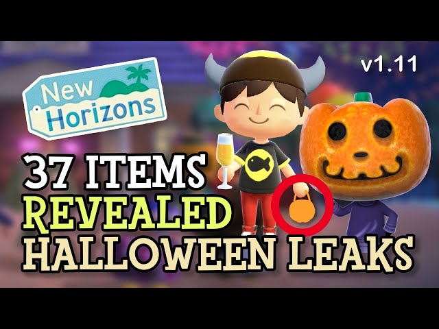Animal Crossing New Horizons update reveals Halloween leaks and 37 new